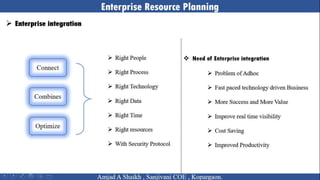 2. Enterprise Modelling and Integration of ERP