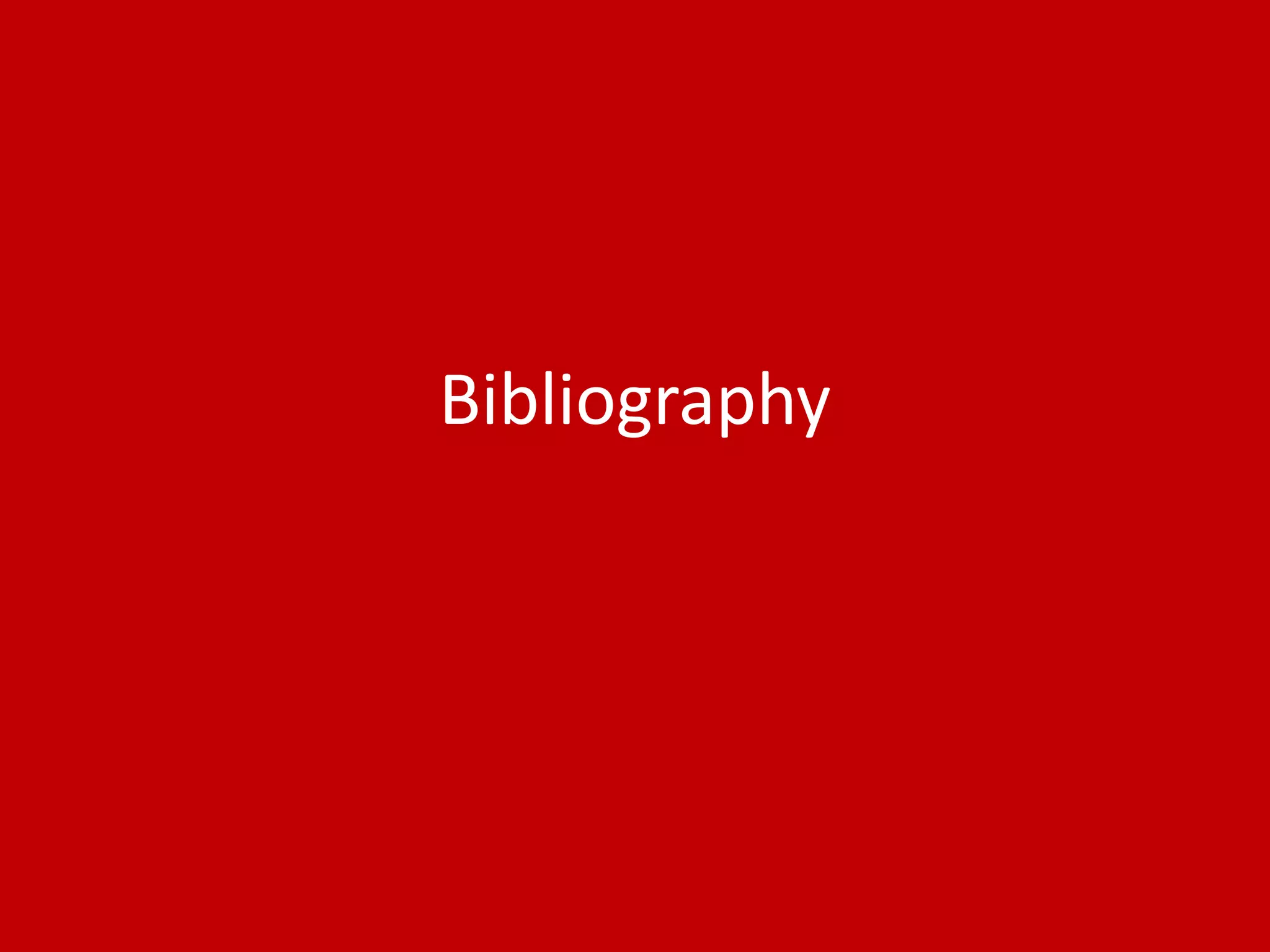 Bibliography
 