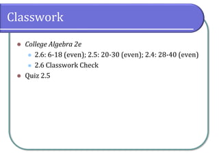 2.6 Other Types of Equations | PDF
