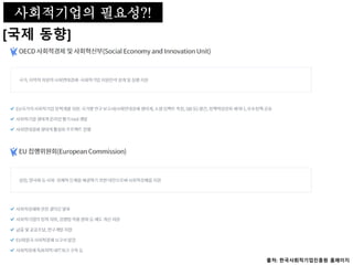 [전망]
사회적기업의 필요성
출처: 한국사회적기업진흥원 홈페이지
사회적기업의 필요성?!
 