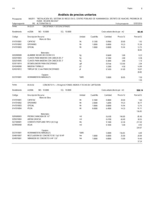 Página :
S10 8
0602011
Presupuesto "INSTALACION DEL SISTEMA DE RIEGO EN EL CENTRO POBLADO DE HUARIAMASGA, DISTRITO DE HUAC...