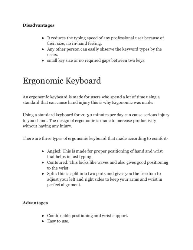 What is Keyboard Different Types of Keyboards Advantages, and