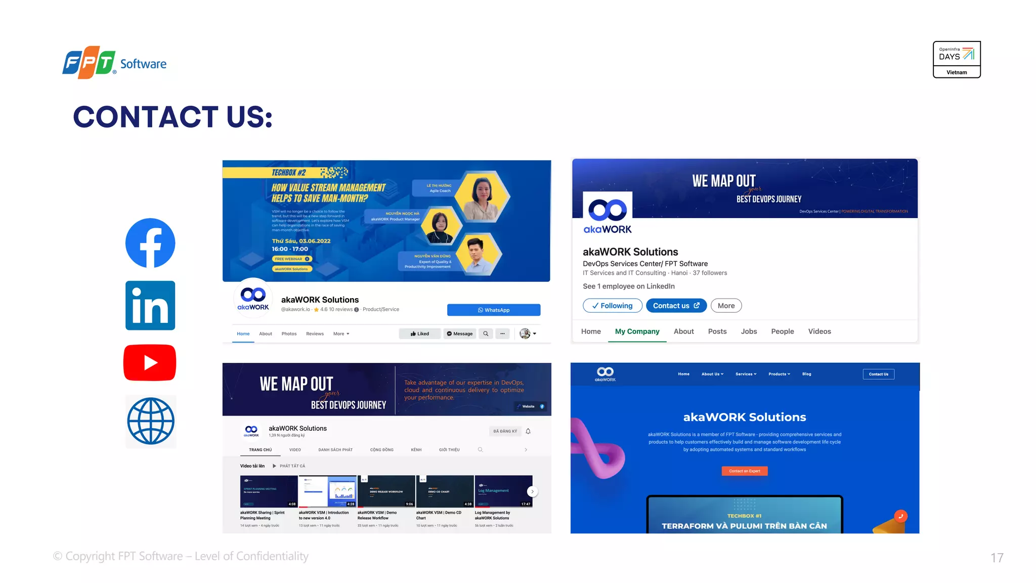 © Copyright FPT Software – Level of Confidentiality 17
CONTACT US:
 