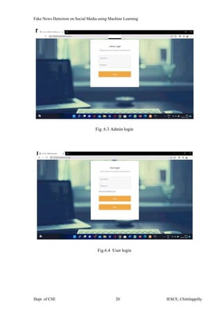 Fake News Detection on Social Media using Machine Learning | PDF