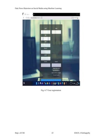 Fake News Detection on Social Media using Machine Learning | PDF