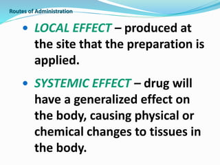 Local Effect Is 2. Drug Administration.pptx