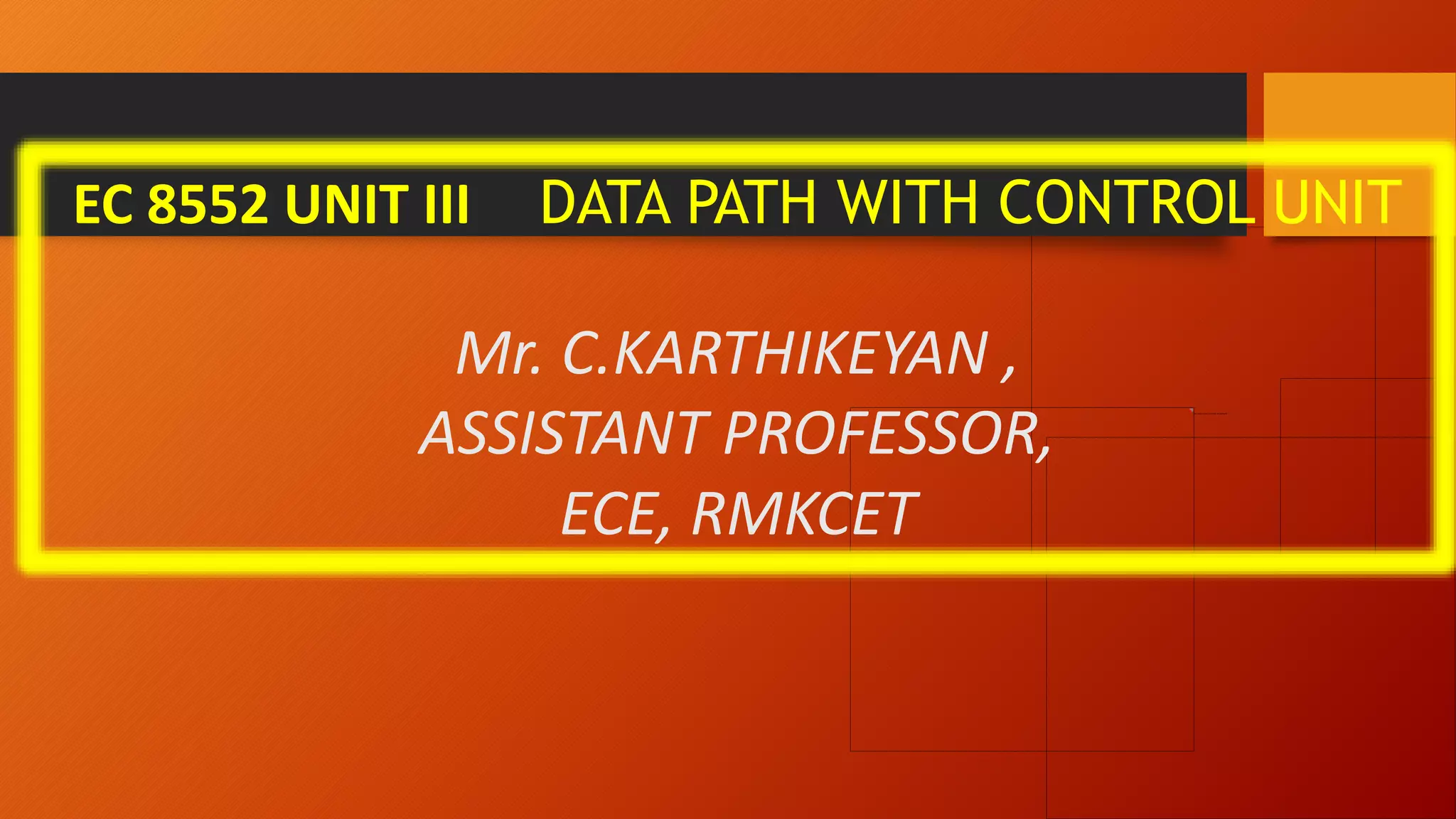 2. Datapath Design with Control Unit.pptx
