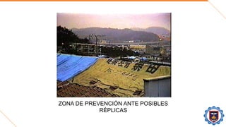 ZONA DE PREVENCIÓN ANTE POSIBLES
RÉPLICAS
 