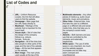 Codes & Conventions of Websites for Lifestyle Magazines | PPTX