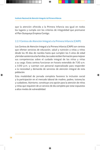 2. Descripcion general del programa de atencion integral a la primera ...