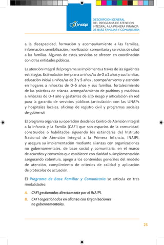 2. Descripcion general del programa de atencion integral a la primera ...