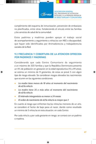 2. Descripcion general del programa de atencion integral a la primera ...
