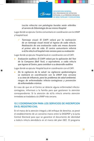 2. Descripcion general del programa de atencion integral a la primera ...
