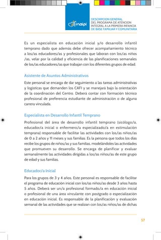 2. Descripcion general del programa de atencion integral a la primera ...