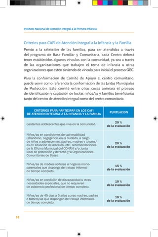 2. Descripcion general del programa de atencion integral a la primera ...