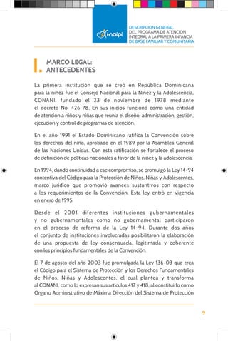 2. Descripcion general del programa de atencion integral a la primera ...