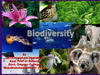 By
Dr.Thirunahari Ugandhar
Asst Prof of Botany
Govt. Degree College
Mahabubabad-506101 (T.S.)
 