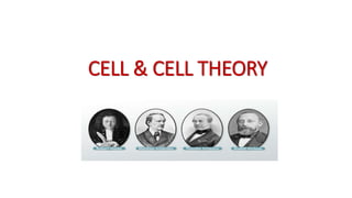 CELL & CELL THEORY
 