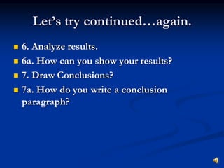 2. Introduction to Science The Scientific Method (Presentation) Author ...