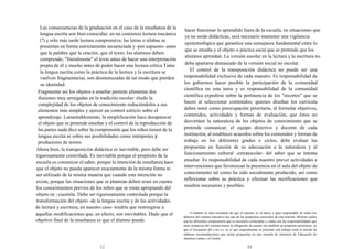 ACERCA DEL "CONTRATO DIDÁCTICO" El concepto de "contrato didáctico" elaborado por Brousseau
(1986) contribuye a dar cuenta...