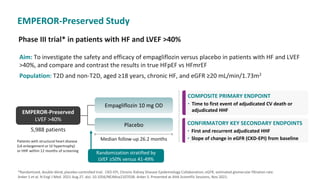 EMPEROR-Preserved Study
*Randomized, double-blind, placebo-controlled trial. CKD-EPI, Chronic Kidney Disease Epidemiology ...