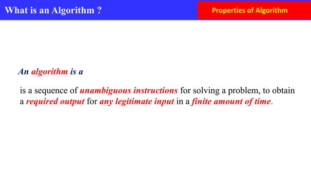 2. Characteristics of Algorithm.ppt | Computing | Technology & Computing