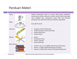 Driver Rofik N 2. Analisis Multivariate-Rofik_Diklat_KU_With Solution.pdf