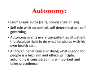 2. Autonomy, Competence, Minor, Consent, & Confidentiality.pptx