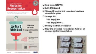 The Timeline of Lifesaving Interventions | Stacy Shackelford at TBS23 | PDF