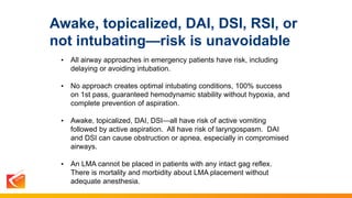 Abandoning difficult airway algorithms to improve patient safety ...