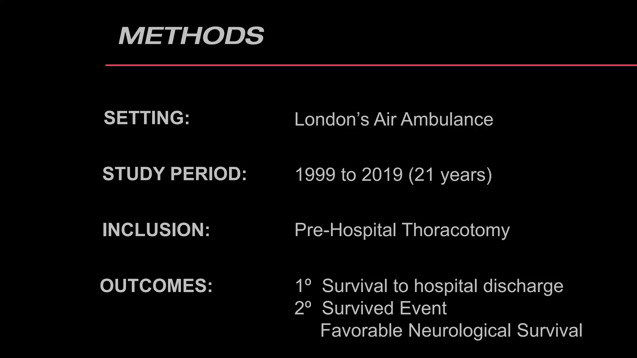 The place of resuscitative thoracotomy in prehospital care | Zane ...