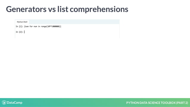 2. List Comprehensions and Generators.pdf