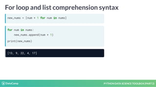 2. List Comprehensions and Generators.pdf