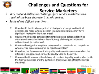 2. CMK 313 CHAPTER 2 Nature and  Characteristics of Services.ppt