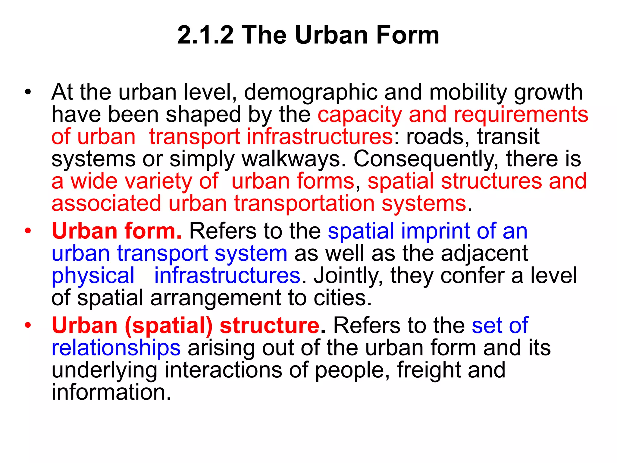 2. Transportation, urban form and urban land use (2).ppt