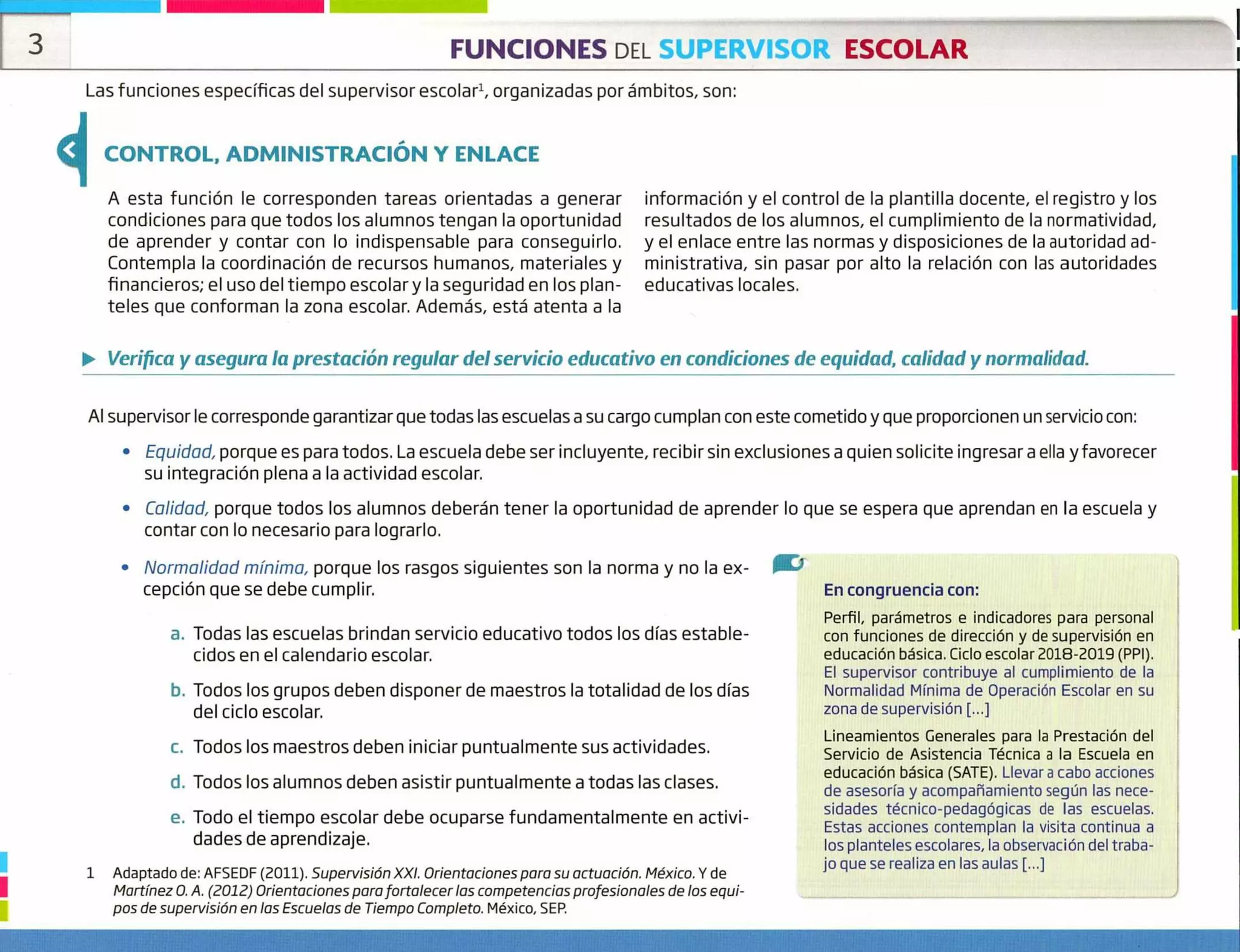 Manual De Funciones Del Supervisor Escolar Sep