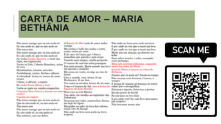 CARTA DE AMOR – MARIA
BETHÂNIA
 