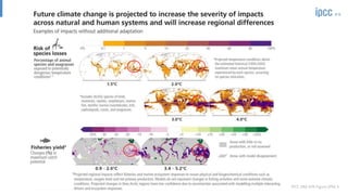 Adaptation limits and vulnerability: Marine Ecosystems, Fisheries | PPTX