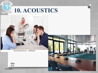 10. ACOUSTICS
5/10/2023
BBA
212
 