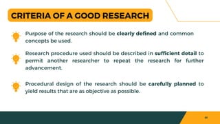Types of Research Method
