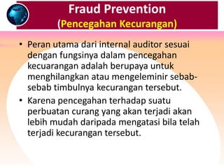Fraud Prevention _Training "FRAUD & INVESTIGATIVE AUDITING".