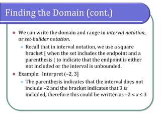 2.1 Basics of Functions and Their Graphs | PDF