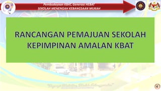 Pembudayaan KBAT, Generasi HEBAT
SEKOLAH MENENGAH KEBANGSAAN MUKAH
4
 