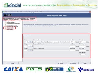 uma nova era nas relações entre Empregadores, Empregados e Governo.
 