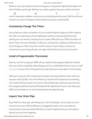 Tips on how to maintain HVAC unit