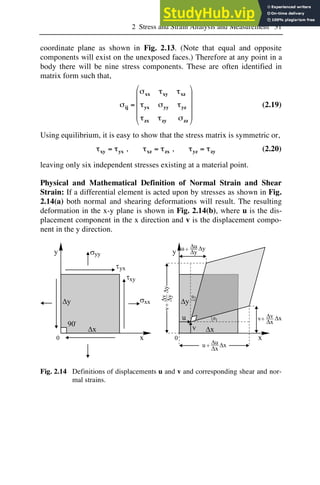 2. Stress And Strain Analysis And Measurement | PDF