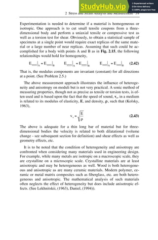2. Stress And Strain Analysis And Measurement | PDF