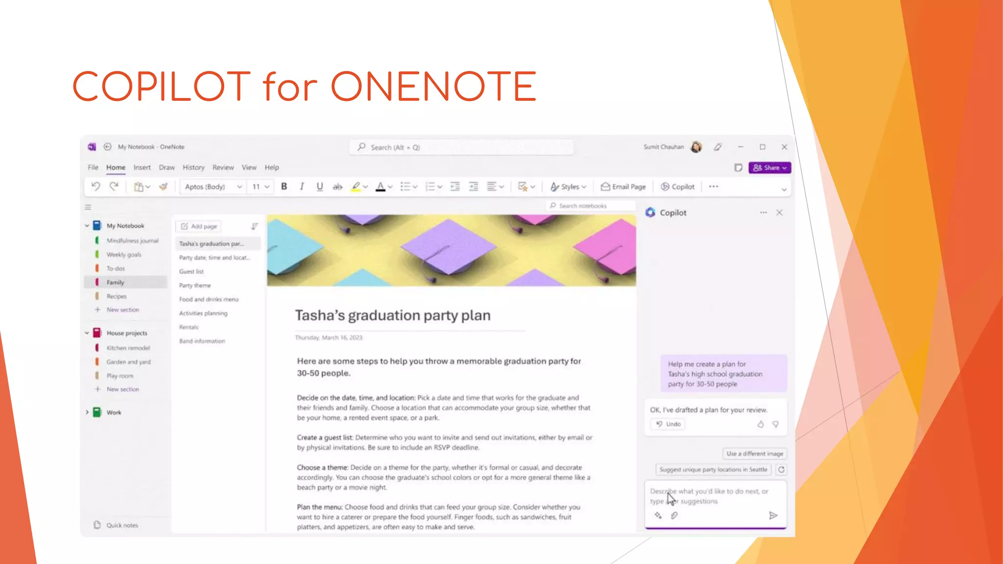 COPILOT for ONENOTE
 