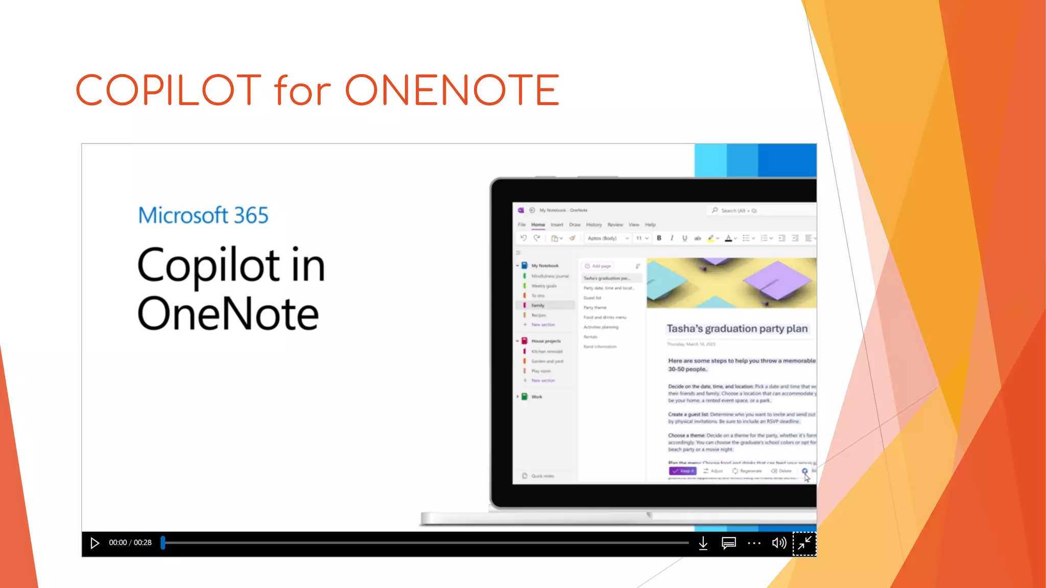COPILOT for ONENOTE
 