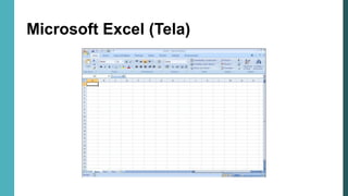 Microsoft Excel (Tela)
 